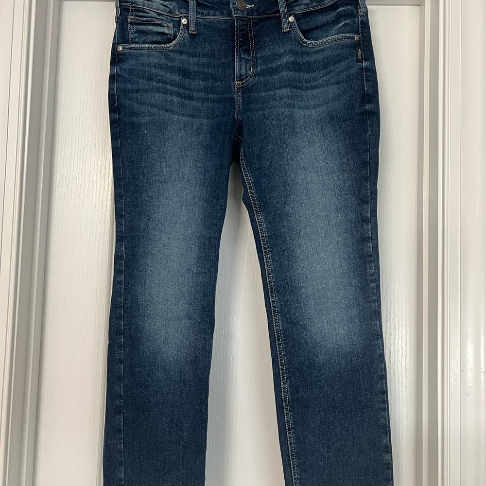 Silver Suki Straight Jeans